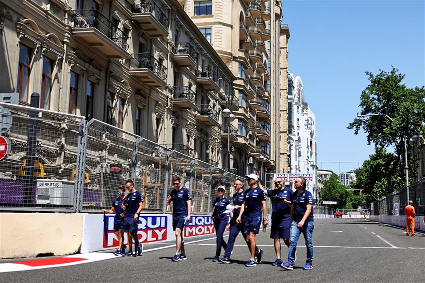 Baku, Azerbaijan Track walk